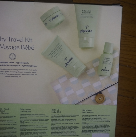 Pipette Bath Skin Hair Pipette Baby Travel Kit Nib With Travel Bag Poshmark Pipette Bath Skin Hair Pipette Baby Travel Kit Nib With Travel Bag Poshmark
